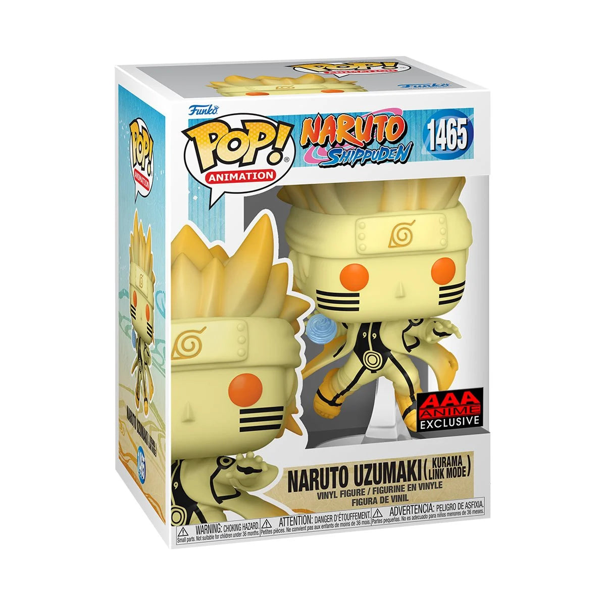 Naruto: Naruto Uzumaki (Kurama Link Mode) Funko POP! #1465