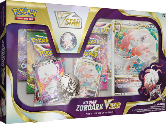 Pokémon TCG: Hisuian Zoroask VSTAR Premium Collection