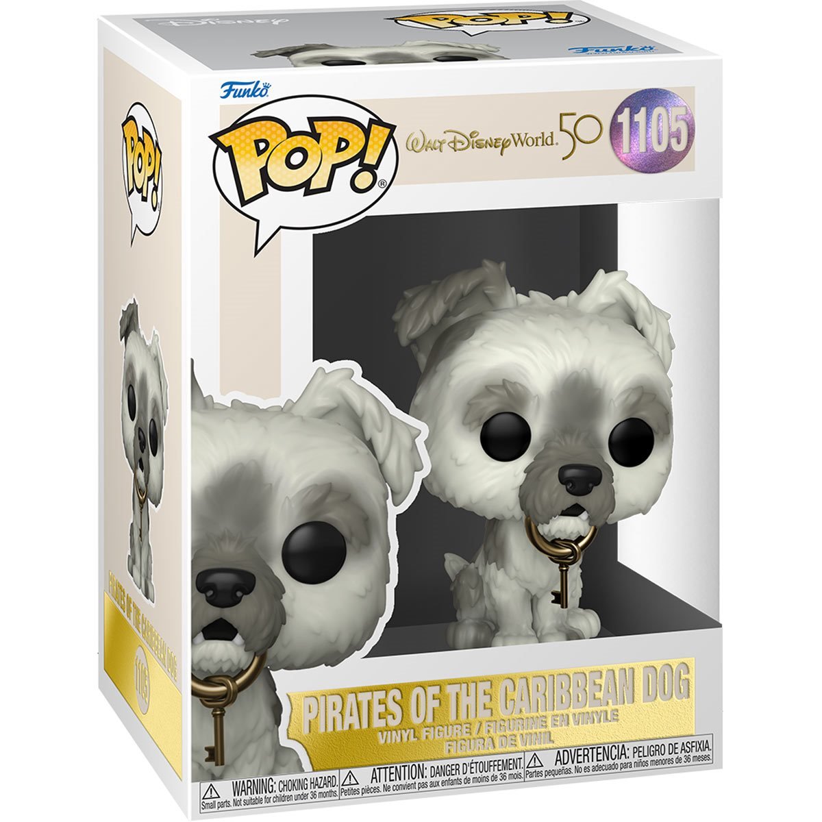 Walt Disney World 50 Pirates of the Caribbean Dog Funko POP 1105 Bangbang Cards