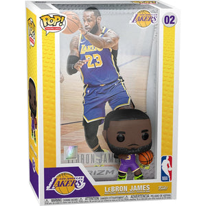 NBA: LeBron James Trading Card with Case Funko POP! #02