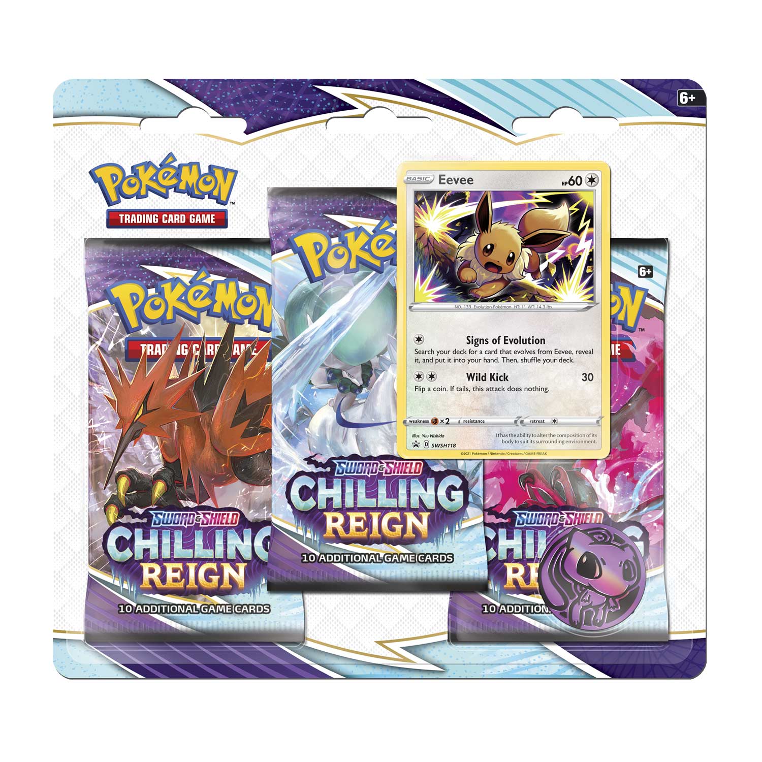 Pokémon TCG: Chilling Reign 3-Pack Blister – Bangbang Cards