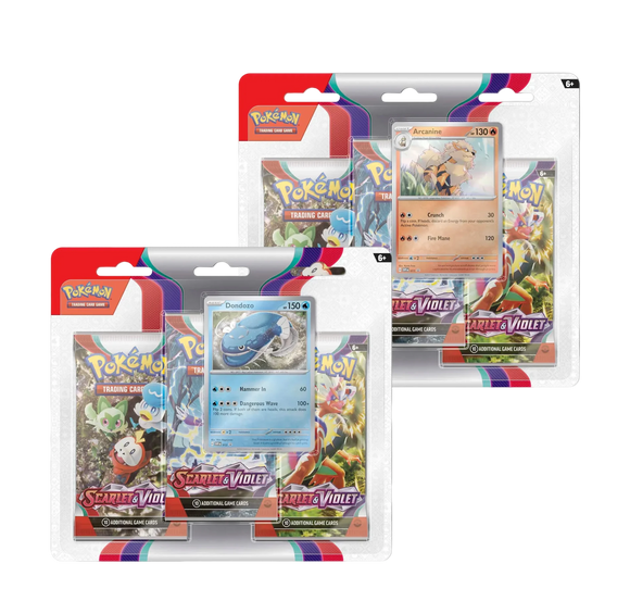 Pokémon TCG: Scarlet and Violet 3-Pack Blister