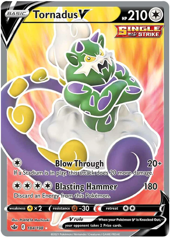 tornadus pokemon card value Tornadus V (Full Art) – Bangbang Cards